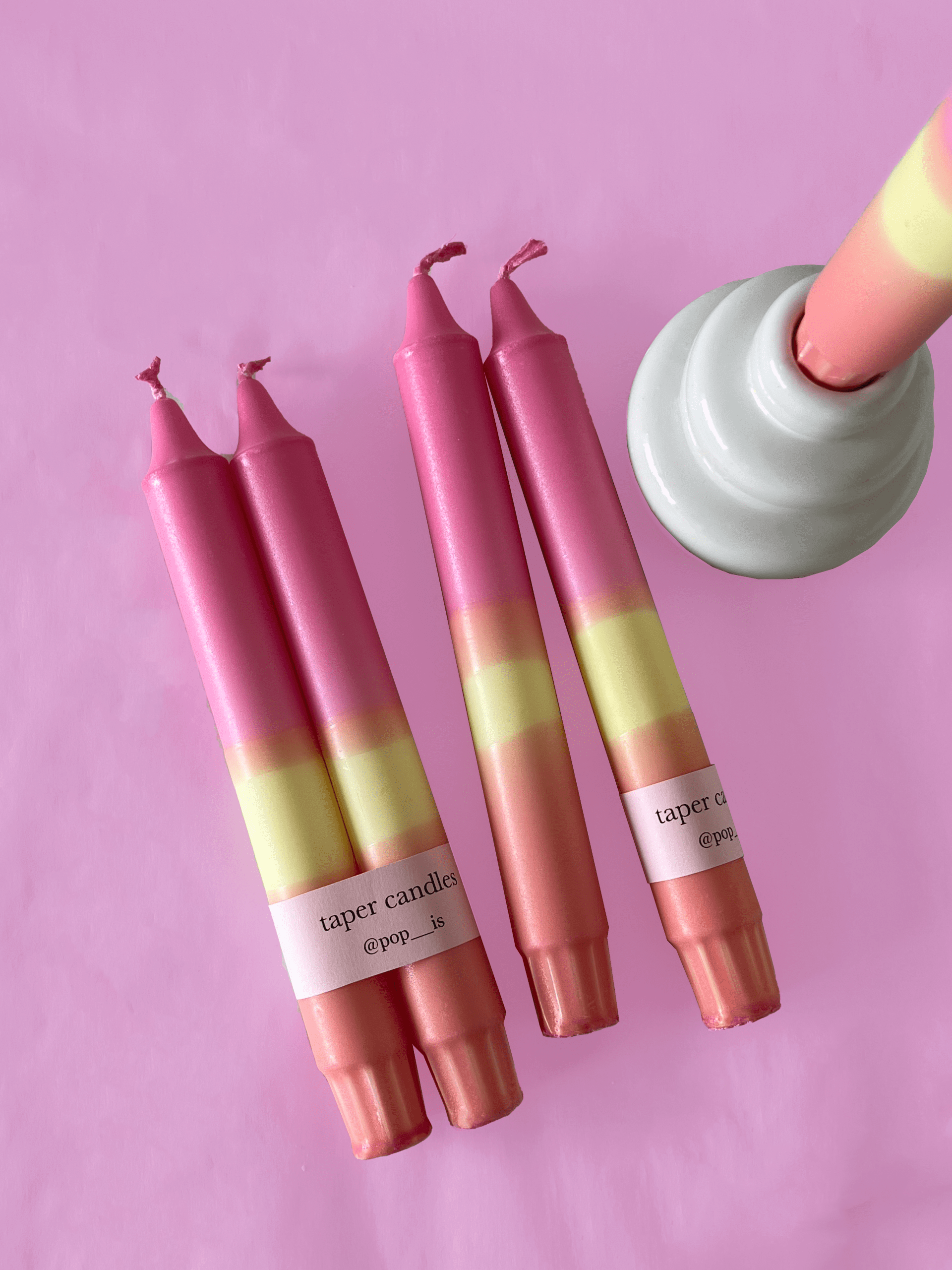 Pink Lemonade Taper - Image 3